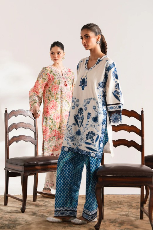 ETHNC - EMBROIDERED SUIT 2 PIECE